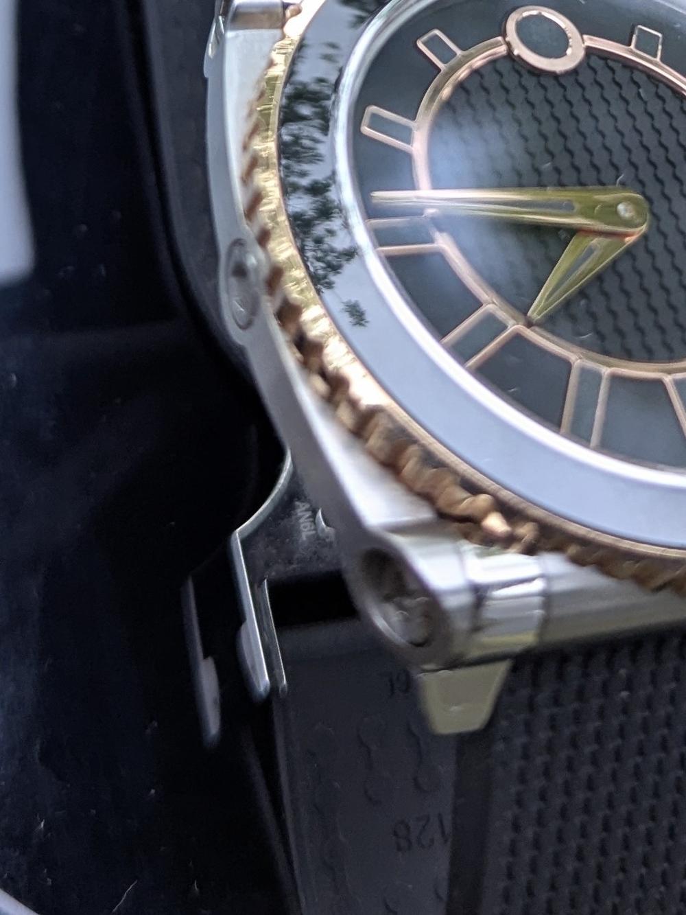 Movado Watch MASTER 18KT GOLD $9995 - Picture 5 of 16